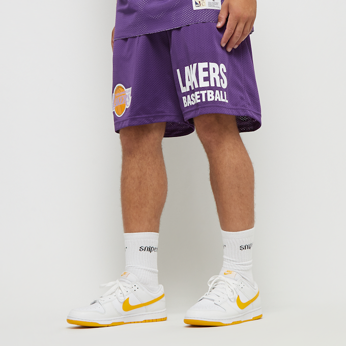Mitchell & Ness NBA Gameday Mesh 7" Shorts Vintage Logo La Lakers pourpre 40240 1