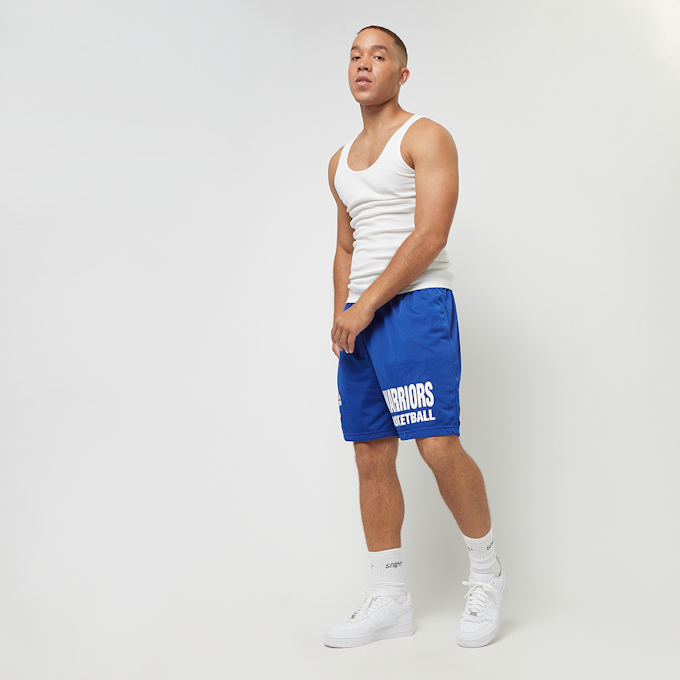 Mitchell & Ness NBA Gameday Mesh 7"Shorts Vintage Logo Golden Warriors blau 40241 6