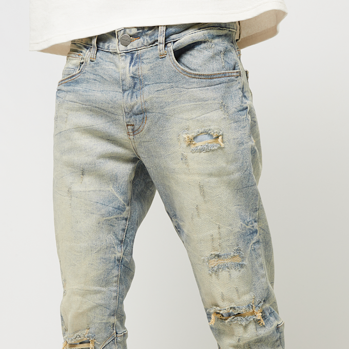 Smoke Rise Wave Effect Jeans MECHANICAL BLUE plava 40416 3