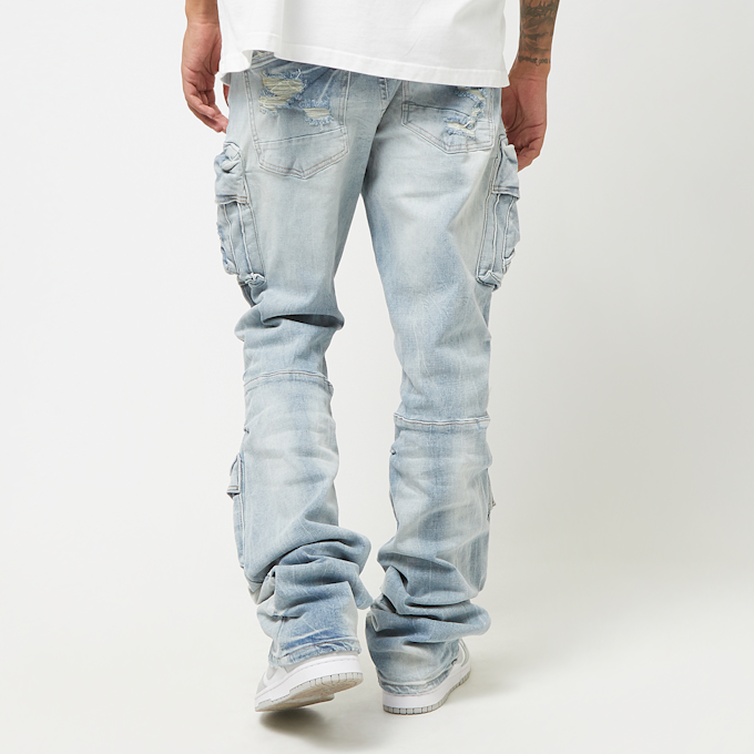 Smoke Rise Cargo Pocket Jean plava 40373 2