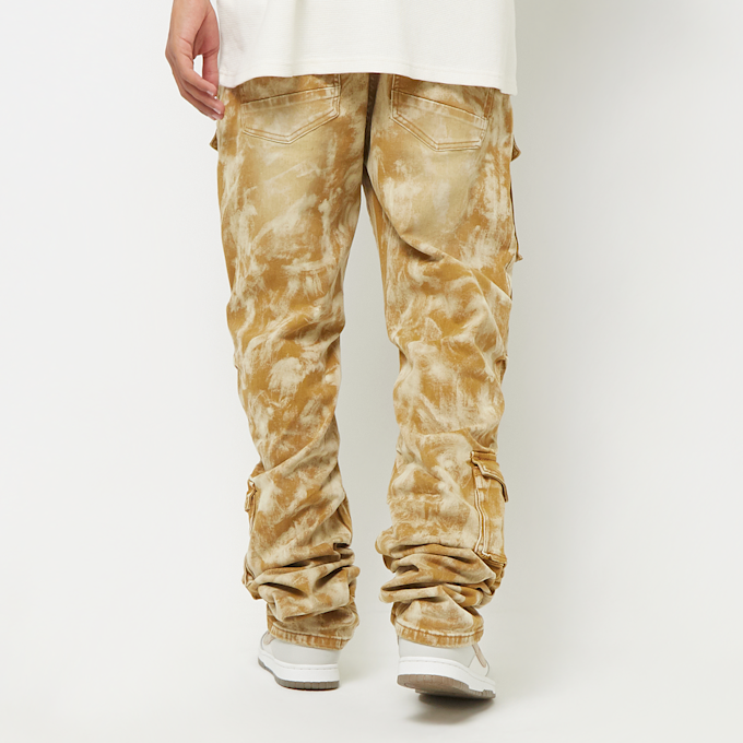 Smoke Rise Utility Multi Cargo Colored Jeans beige 40374 2