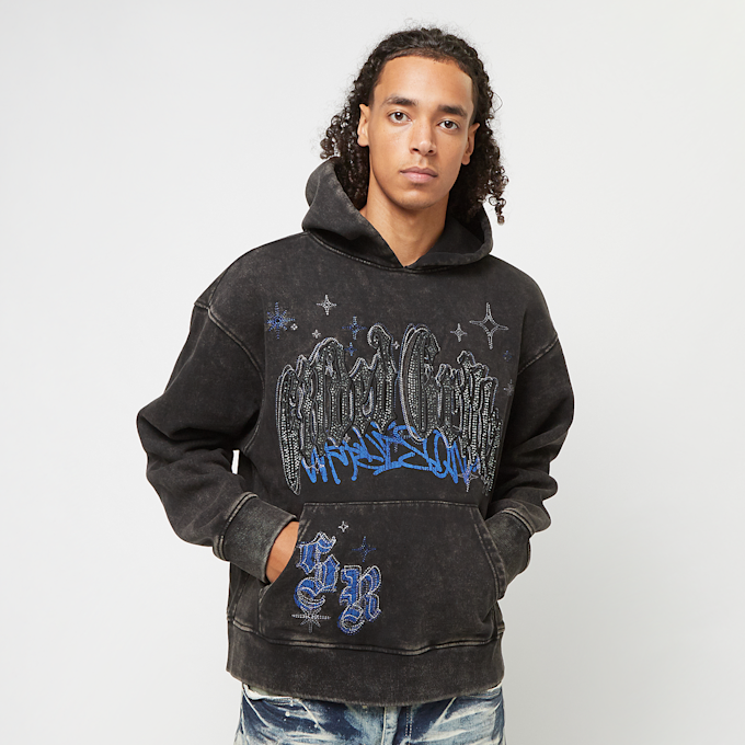 Smoke Rise Rhinestone Dystopia Hoodie cinzento 40398 1