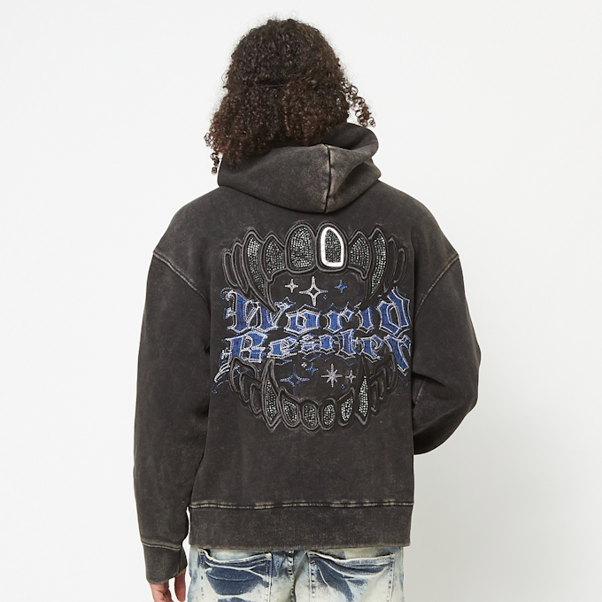 Smoke Rise Rhinestone Dystopia Hoodie grijs 40398 2