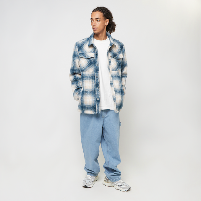 Smoke Rise Plaid Flannel Overshirt azul 40395 4