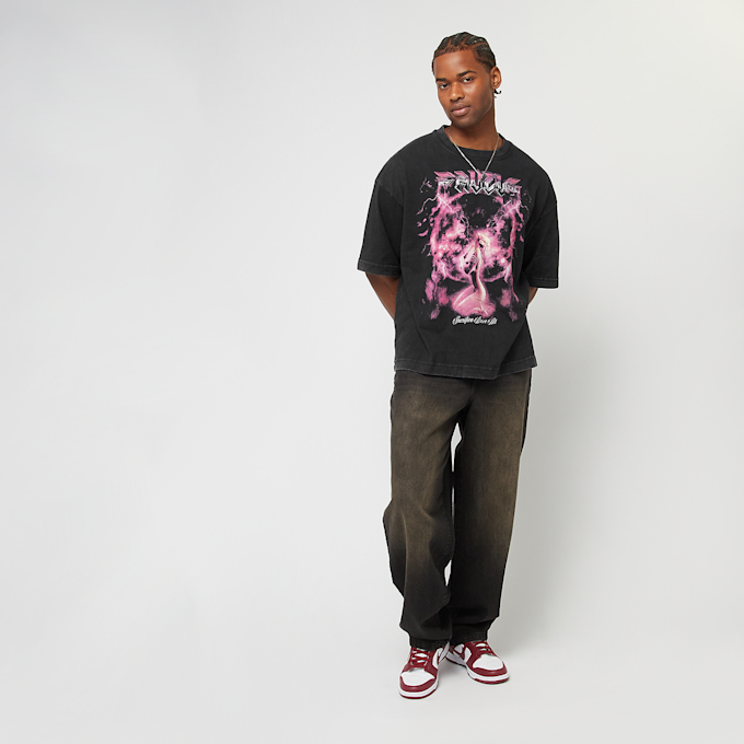 FAVELA Sacrifice Black Washed T-Shirt schwarz 40413 4