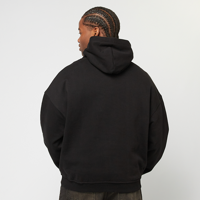 FAVELA Fabric Patch Embroidery Black Hoodie crna 40414 2