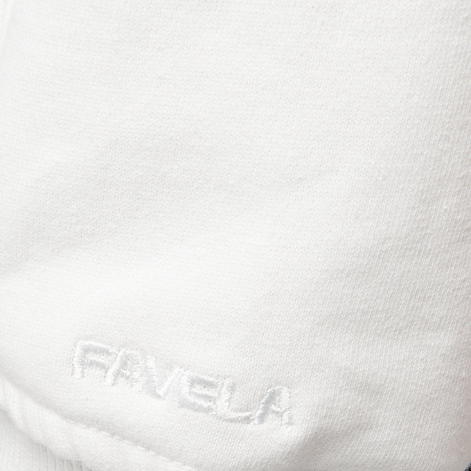 FAVELA Ribcage Rhinestone Hoodie biały 40390 5