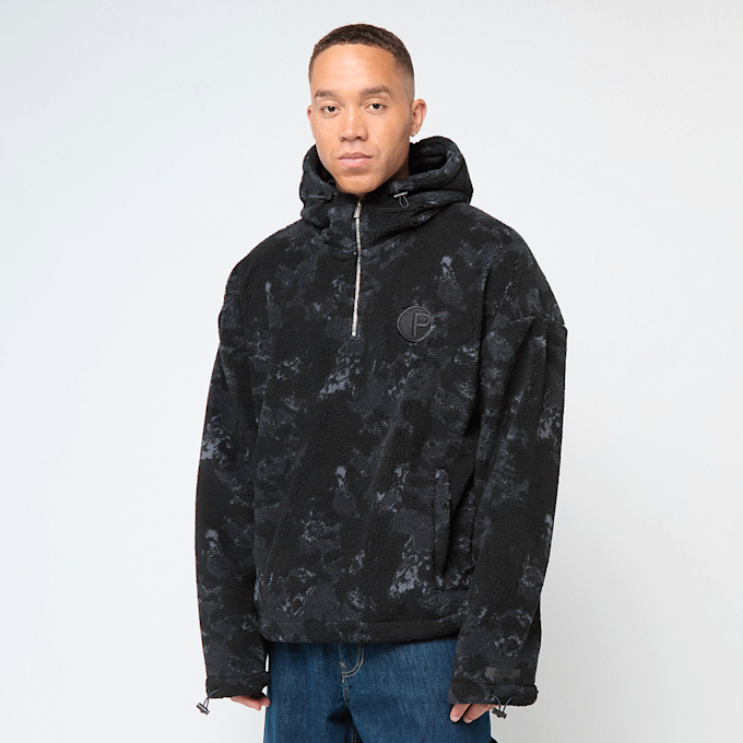 Pegador Fall Teddy Halfzip Hoodie schwarz 40571 1