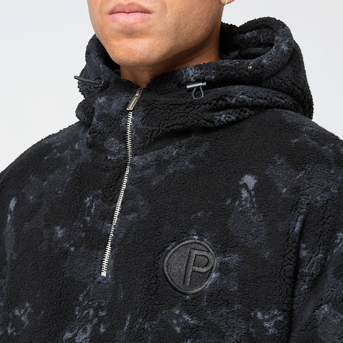Pegador Fall Teddy Halfzip Hoodie schwarz 40571 3