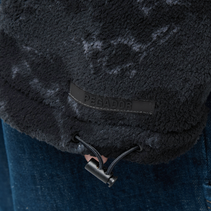 Pegador Fall Teddy Halfzip Hoodie schwarz 40571 4