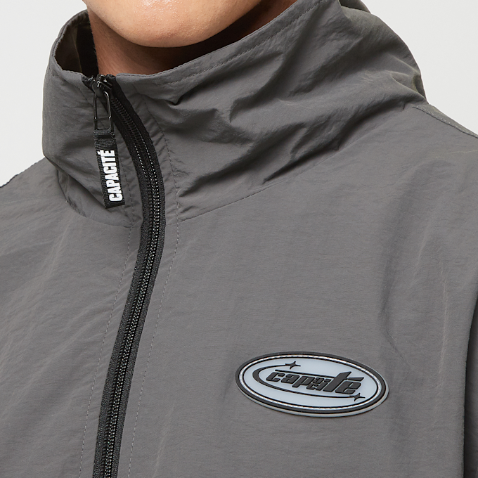 Capacité Logo Rubber Badge Colorblocked Trackjacket grey/black gris 40617 3