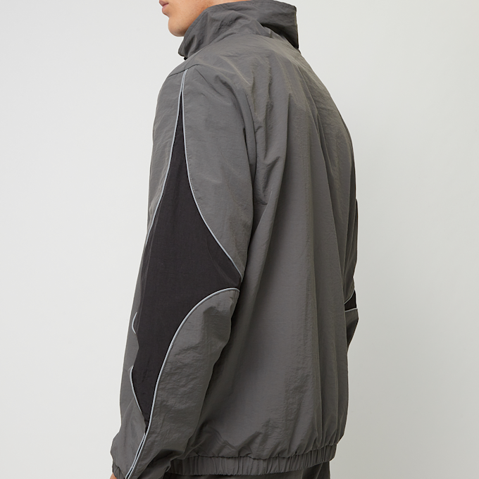 Capacité Logo Rubber Badge Colorblocked Trackjacket grau 40617 4