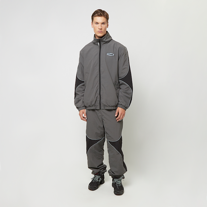 Capacité Logo Rubber Badge Colorblocked Trackjacket grey/black grijs 40617 7