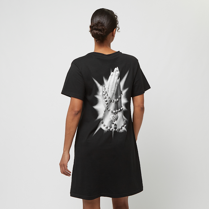 Miss Tee Praying Hands Tee Dress zwart 40650 1