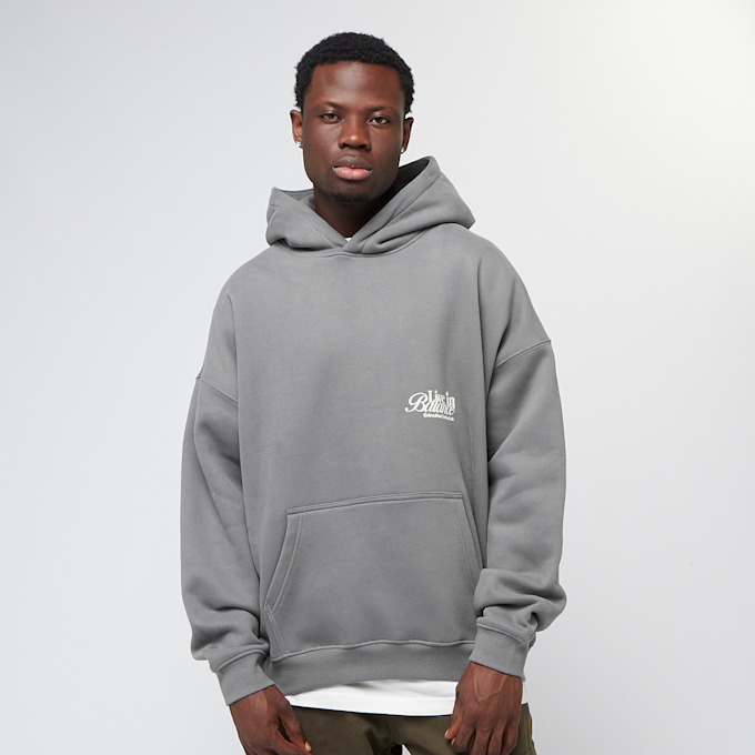 Another Cotton Lab Live in Balance Heavy Oversized Hoodie cinzento 40657 2