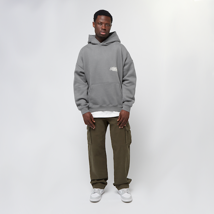 Another Cotton Lab Live in Balance Heavy Oversized Hoodie cinzento 40657 5
