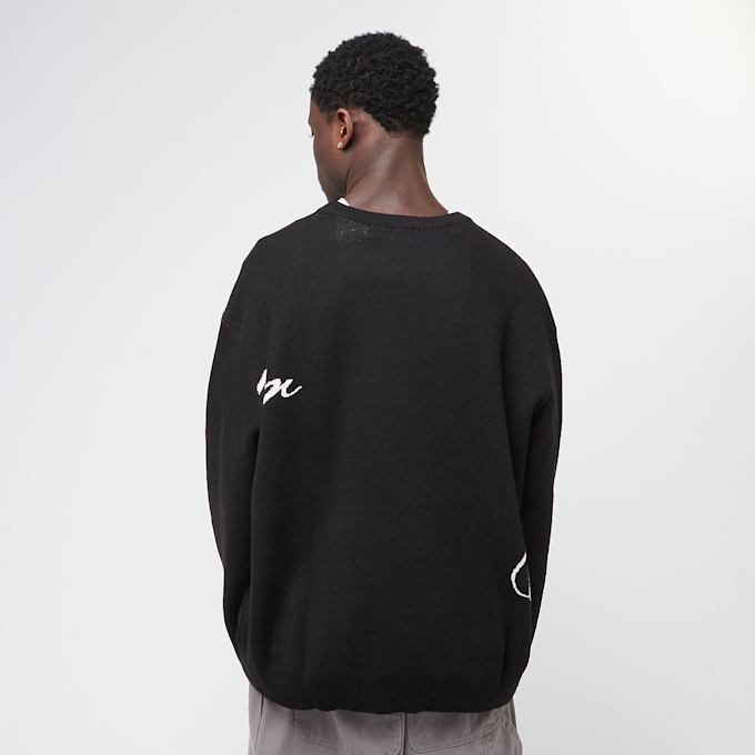 Another Cotton Lab SIGNATURE KNIT SWEATER black noir 40638 2