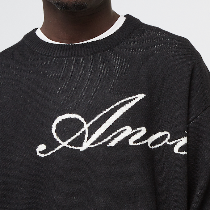Another Cotton Lab SIGNATURE KNIT SWEATER black noir 40638 3