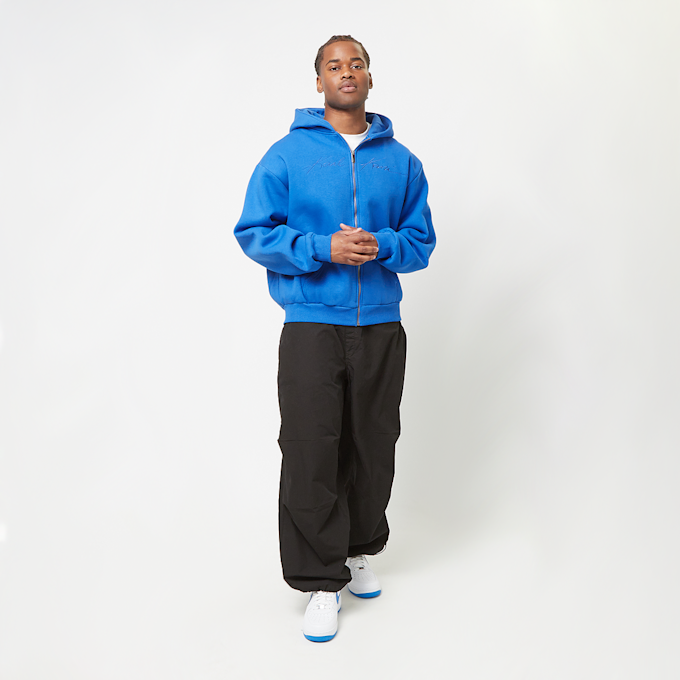 Karl Kani Autograph Heavy Sweat OS Ziphoodie Blue bleu 41428 4