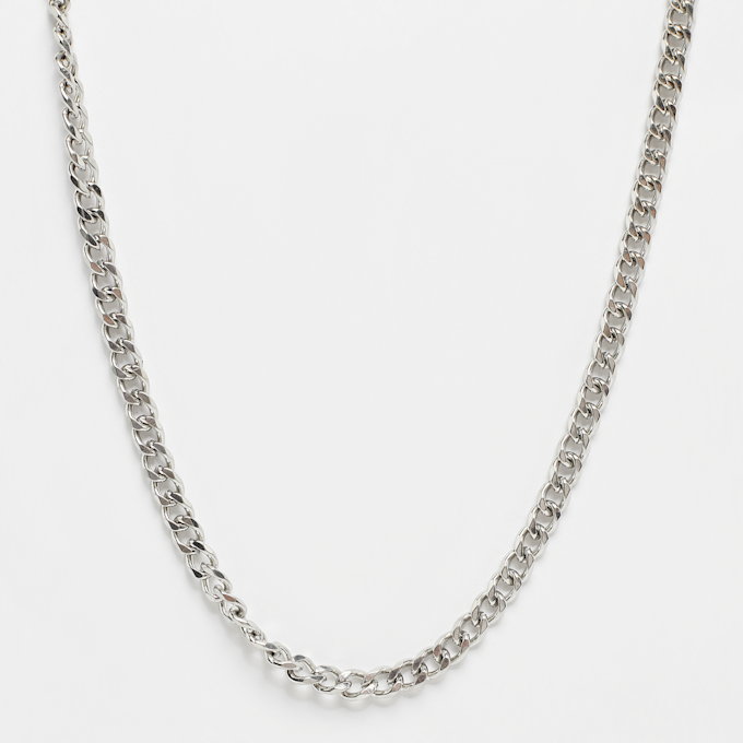 fainz Cuban Link Chain argent 41406 1