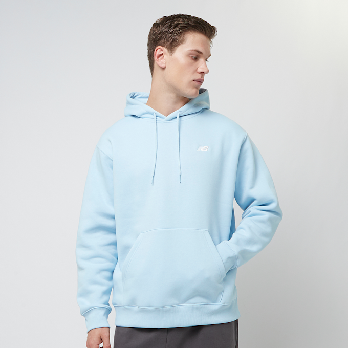 New Balance Small Logo Brushed Hoodie niebieski 41412 1