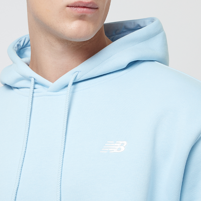 New Balance Small Logo Brushed Hoodie niebieski 41412 3