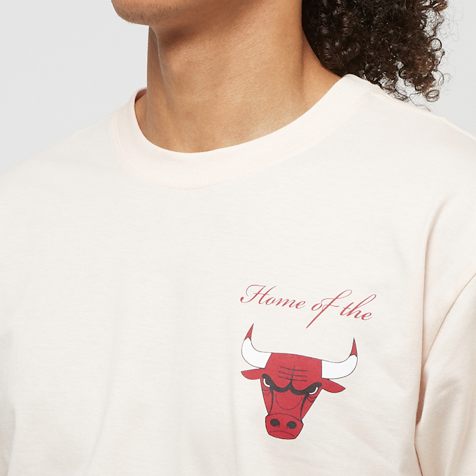 Mitchell & Ness NBA POST CARD TEE CHICAGO BULLS creme bege 41440 3