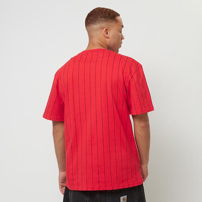 Karl Kani Small Signature Essential Pinstripe Tee rouge 41467 2