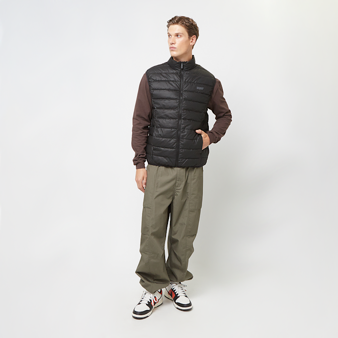SNIPES Small Logo PU Light Puffer Vest zwart 41449 4