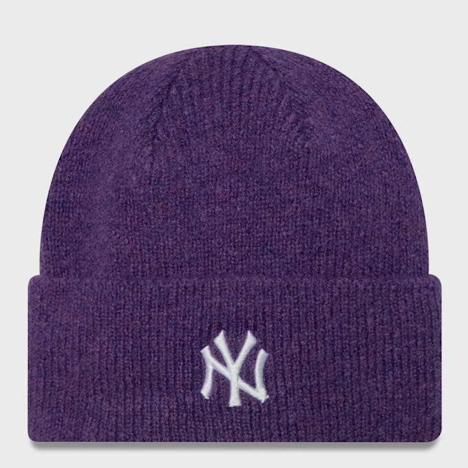 New Era Female Wide Cuff Beanie MLB New York Yankees ptp violeta 41521 1