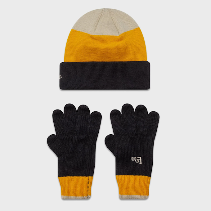 New Era NE Youth Stripe Beanie Set nvy/rgd multicolore 41492 2
