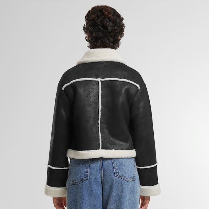 Urban Classics Shearling Jacket noir 41534 2
