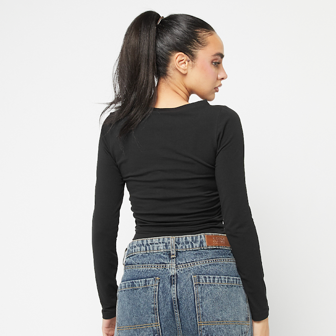Urban Classics Ruffled Super Slim Longsleeve crna 41538 2