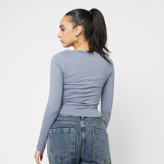 Urban Classics Ruffled Super Slim Longsleeve plava 41539 2