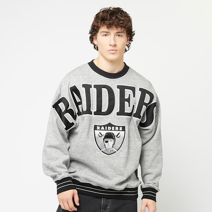 Mitchell & Ness NFL Oakland Raiders NFL FL FLD Satin Fleece Crew szary 41792 1