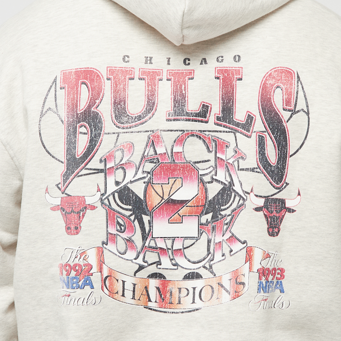 Mitchell & Ness NBA Chicago Bulls Easy Cool Graphic Hoody beige 41797 5