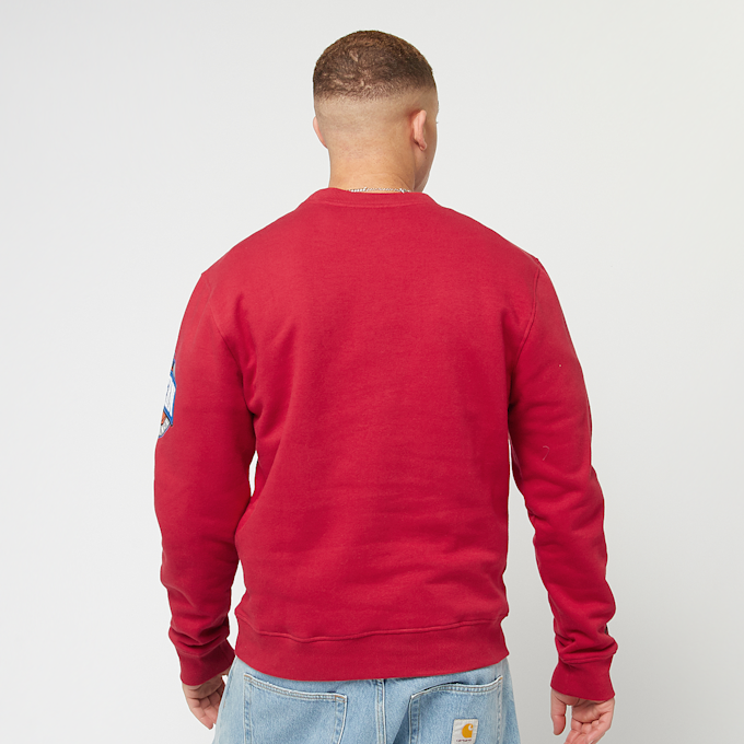 Mitchell & Ness NBA Chicago Bulls There & Back Fleece Crew rojo 41793 2