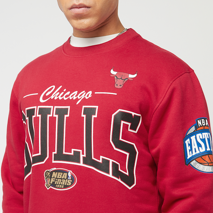 Mitchell & Ness NBA Chicago Bulls There & Back Fleece Crew rojo 41793 3