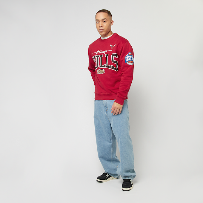 Mitchell & Ness NBA Chicago Bulls There & Back Fleece Crew rojo 41793 6
