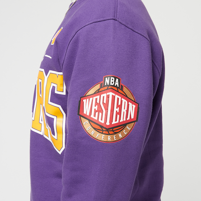 Mitchell & Ness NBA Los Angeles Lakers There & Back Fleece Crew morado 41794 4