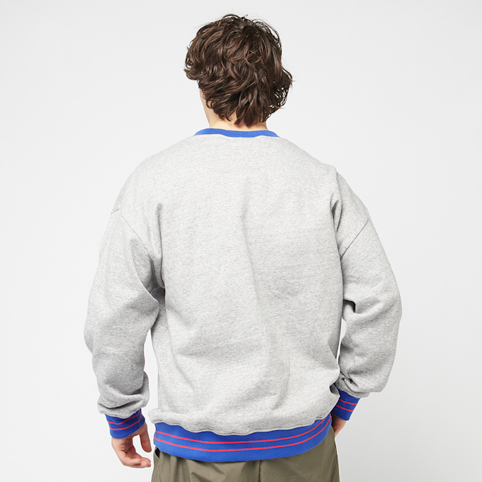 Mitchell & Ness NBA New York Knicks Full Field Satin Fleece Crew szary 41796 2