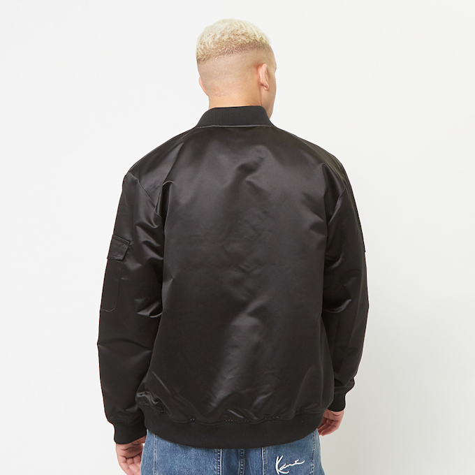 Mitchell & Ness NBA Chicago Bulls Team Leader Satin Bomber noir 41808 2