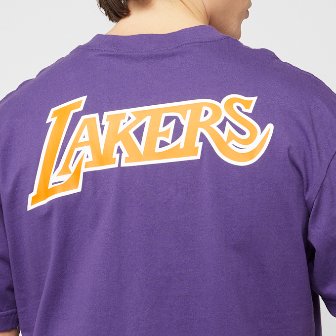 Mitchell & Ness NBA LA Lakers Ultimate Player Vintage Logo Tee Magic Johnson morado 41803 4