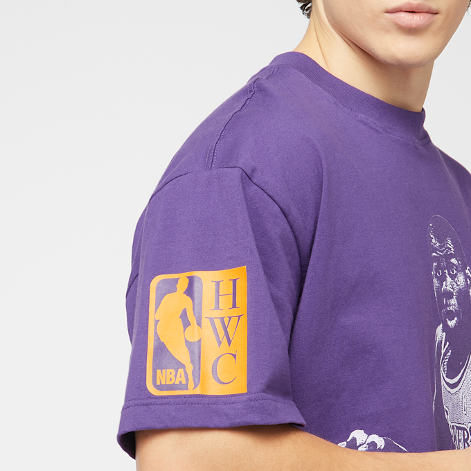 Mitchell & Ness NBA LA Lakers Ultimate Player Vintage Logo Tee Magic Johnson morado 41803 5