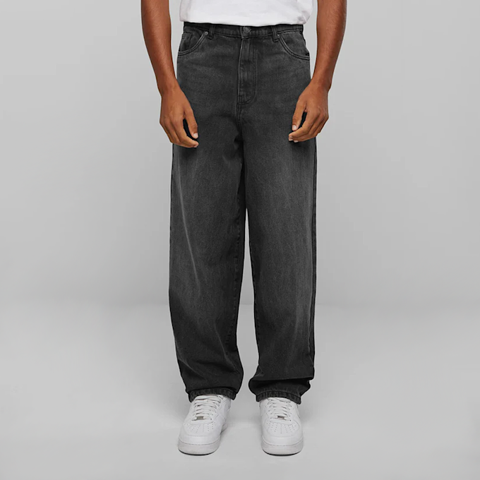 Urban Classics Heavy Ounce Baggy Fit Jeans schwarz 41762 1