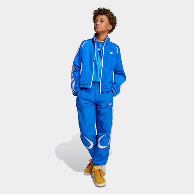 adidas Originals Woven 3-Streifen Trainingsjacke blau 42013 5