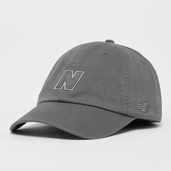 New Balance 6 Panel Block N Hat V 2.0 grijs 42090 1