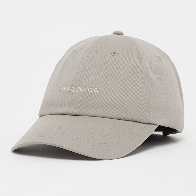 New Balance 6 Panel Linear Logo Hat bege 42077 1