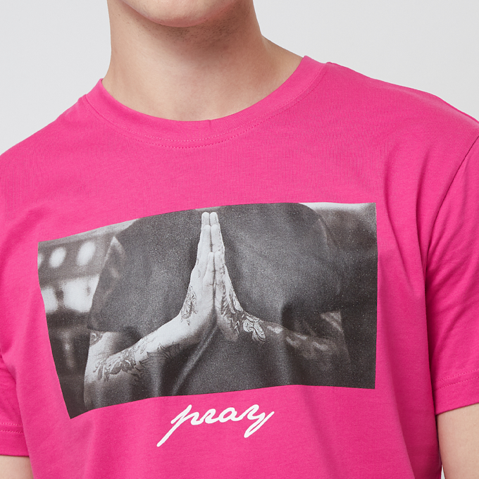 Mister Tee Pray Tee rosa 41957 3