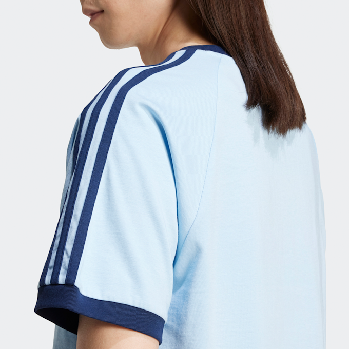 adidas Originals 3-strepen T-shirt blauw 41961 4